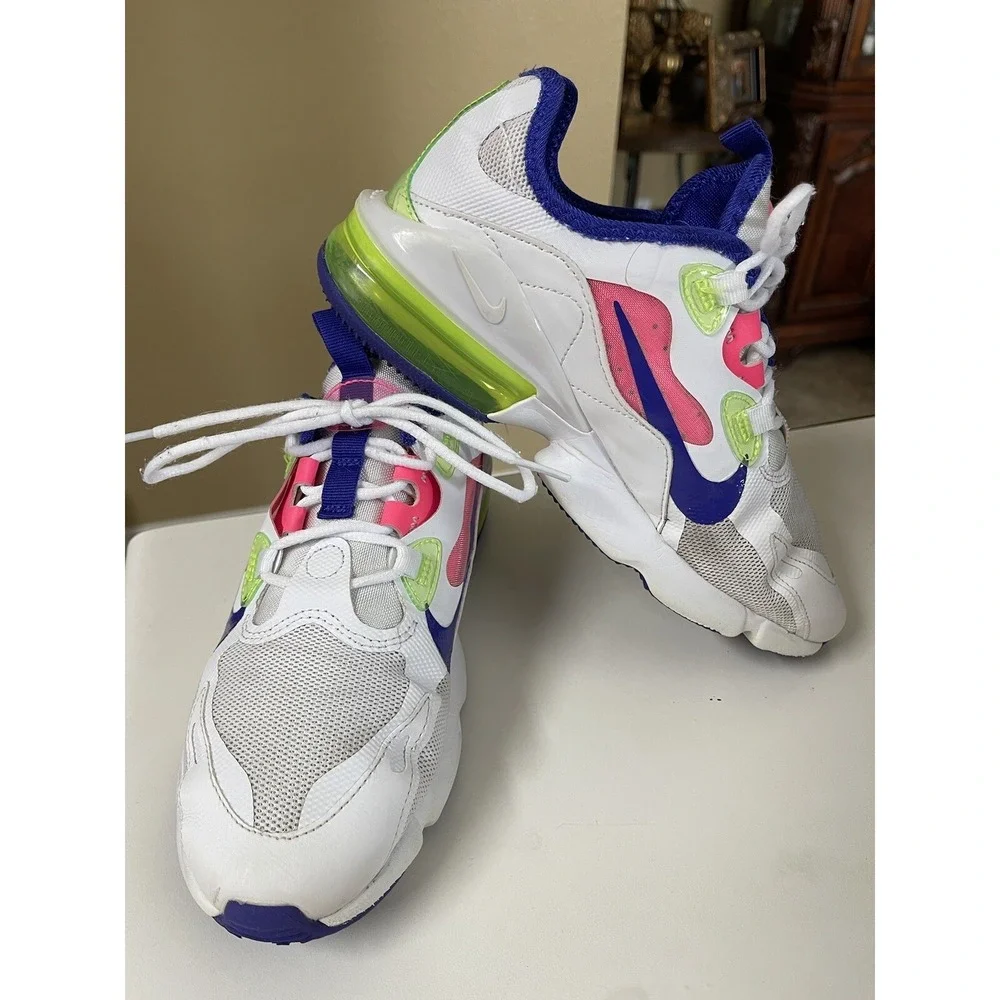 Nike Air Max‎ Infinity 2 White Indigo Burst Womens 6 Running Sneakers